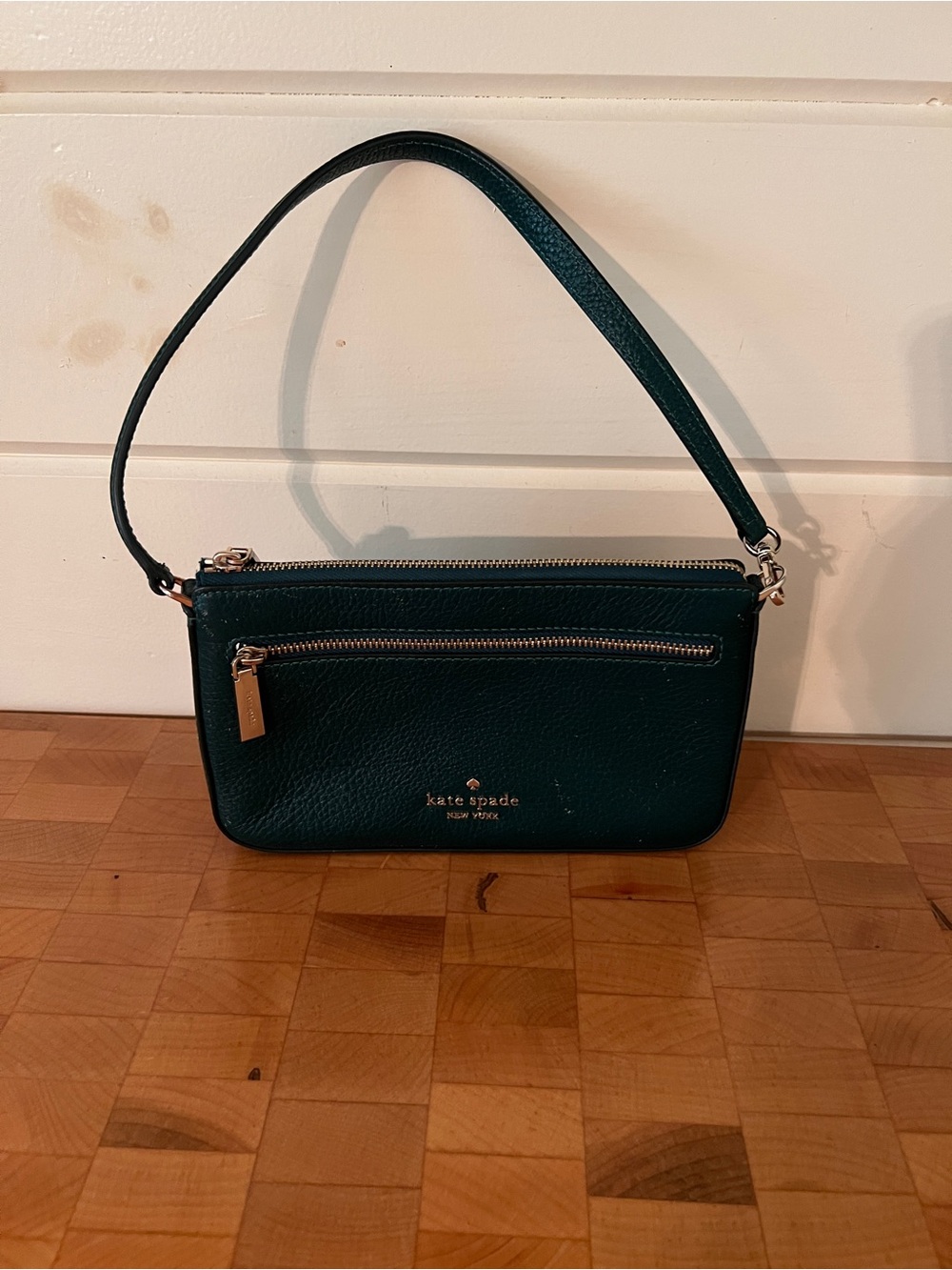 kate spade Emerald Leather Convertible Wristlet